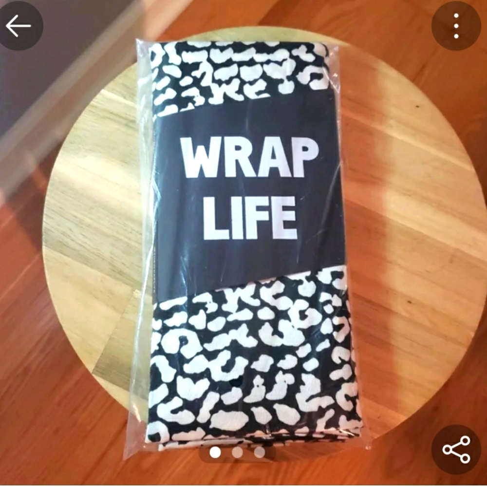 Wrap Life Heaf wrap. Black leopard